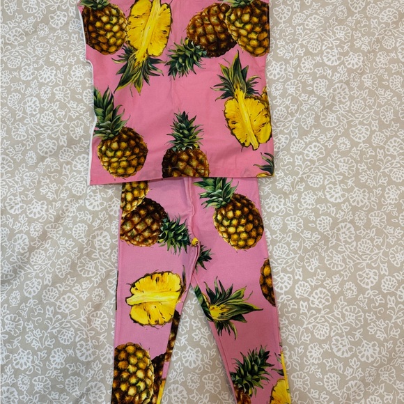 Dolce & Gabbana Pink and Yellow Matching Set
